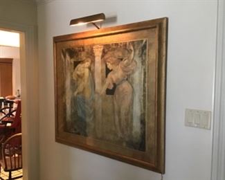 Large Lighted Art Piece