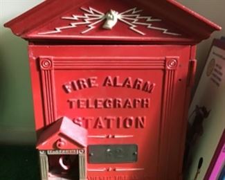 Vintage Fire Alarm and Telegraph Station