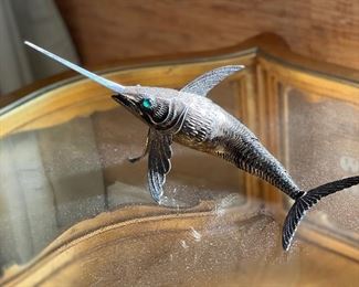 SILVER ARTICULATED SWORDFISH