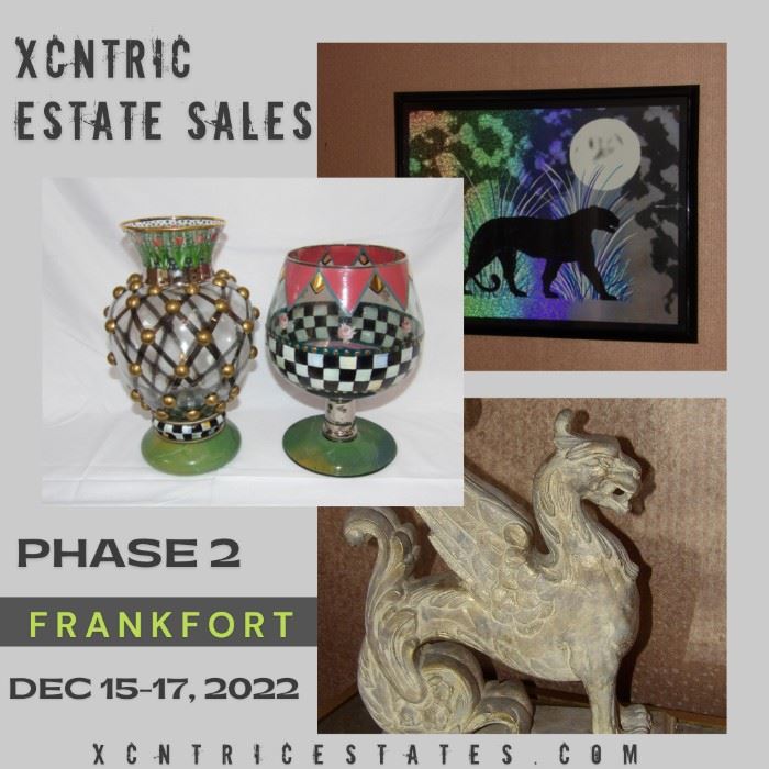 Xcntric Estate Sales : Frankfort Estate Sale Dec 15-17, 2022