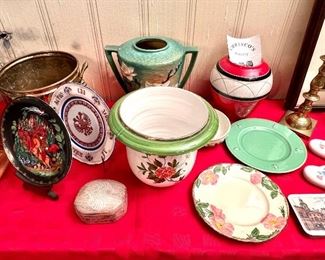 Porcelain- Brass - Pottery : Roseville - Chrisco’s…..