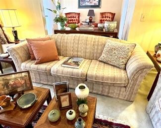 Traditional Sofa and Loveseat 