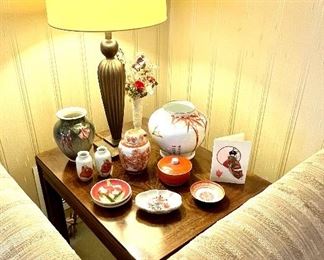 Side Table - Lamp - Porcelain…