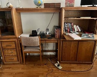 Wood office or use for TV