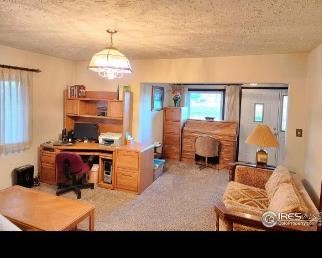 Desk with matching hutch, roll top desk