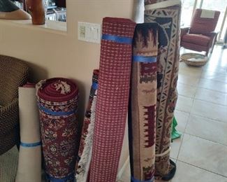 Some of the area rugs available