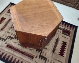 Unique occasional table with storage