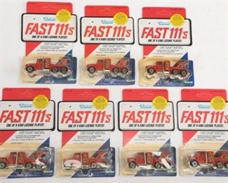 7 Vintage Kenner Fast 111's Diesel Demon Die Cast Cars