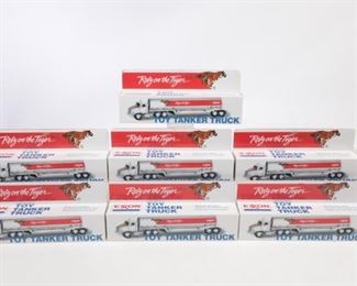 Lot Of 7 Exxon Toy Truck Tanker