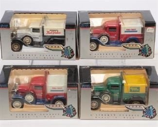 Lot Of 4 Vintage Liberty Classic Model A Coin Banks