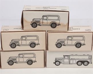 Lot Of 5 Vintage Ertl Coin Banks