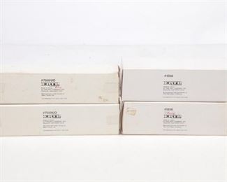 Lot Of 4 Vintage Ertl #7559uo And #1356 Tractor Trailers