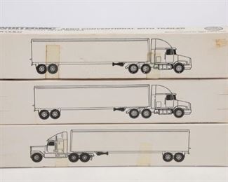 Lot Of 3 Vintage Ertl Tractor Trailers #0493 / To57 / 9140