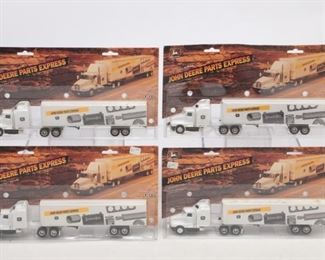 Lot Of 4 Ertl John Deere 1/64 Scale Tractor Trailer New