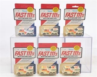 6 Vintage Kenner Fast 111'S Die Cast Cars - Evil Eye