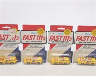 4 Vintage Kenner Fast 111'S Outlawer Die Cast Cars