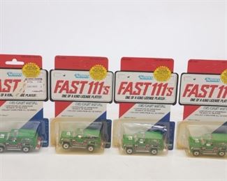 4 Vintage Kenner Fast 111'S Mighty Mule Die Cast Cars