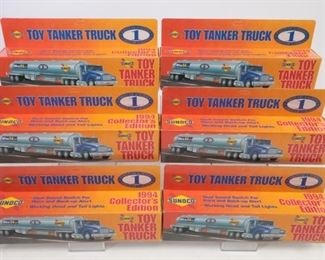 Lot 8 Vintage Sunoco Toy Tanker Truck