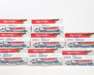 Lot Of 8 Vintage Exxon Collectors Toy Tanker Truck