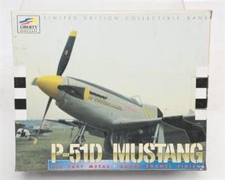 Liberty P-51D Mustang Metal Bank