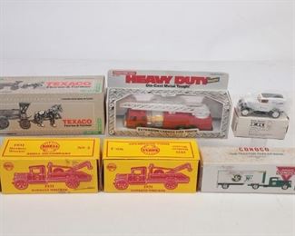 Lot Of 5 Vintage Ertl Die Cast Coin Bank