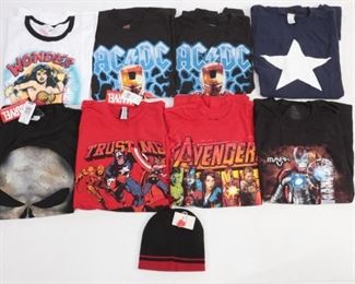 Lot Of 8 XL Marvel Avengers Tshirts