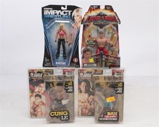 4pc Wrestling And MMA Action Figure Lot