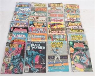 Group Of Marvel And Dc Comic Books Iron Man / Superman / X-Men Avengers Black Panther
