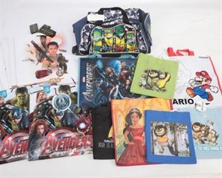 Collectors Carry Bag Lot Marvel / Star Wars / And Others