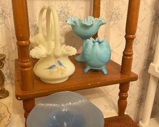 fenton and more in colorful vintage glass