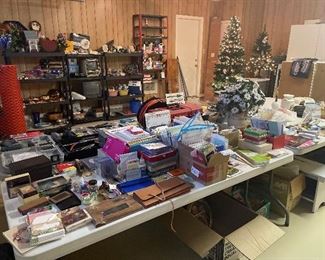 office supply -and hh - garage area ** WE MADE IT EASY TO SHOP !! as always at our neat and clean sales