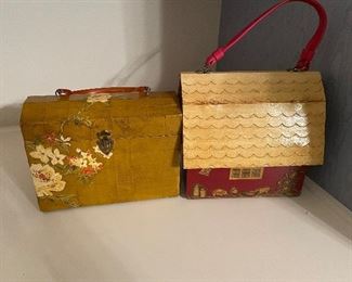 wood purses not collins but very cool