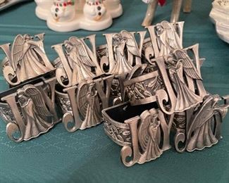 "JOY" napkin rings-