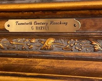 G Harvey large framed signed and numbered