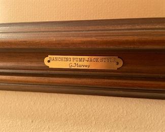 just one of the G Harvery signed and numbered framed prints -we have at this sale