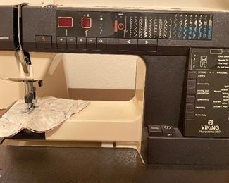 viking sewing machine w/ electric sew table