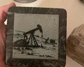 stone weight have bookends from the oil realm also