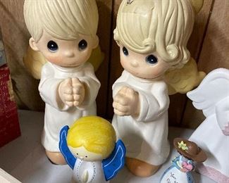 large precious moments praying angels-like 12-15 inches