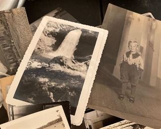 box of vintage photos lots of them