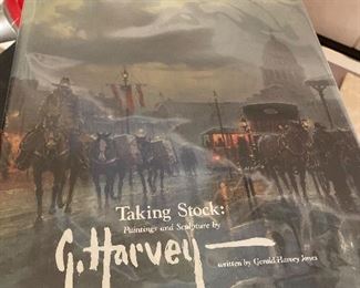 large coffee table book of G. harvey