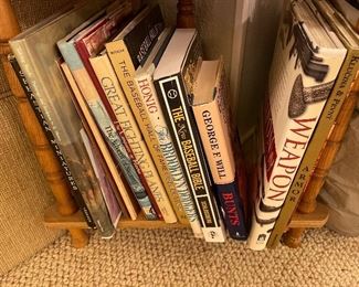 baseball books- warfare- these are in the front