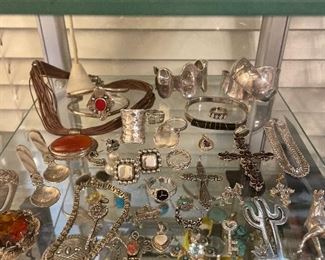 WOW HAVE WE GOT THE STERLING AND FUN JEWELRY AT THIS ONE !!