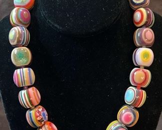 Gum Ball Bead Necklace