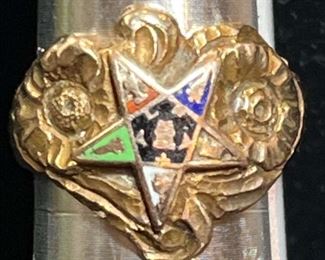 10k Gold Masons Ring