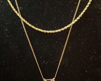 14k Gold Necklaces