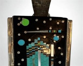 Gilbert Smith Sterling Navajo Pendant