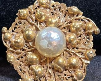 Miriam Haskell Brooch