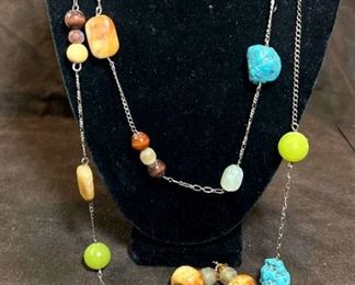 Natural Stone Necklace Bracelets