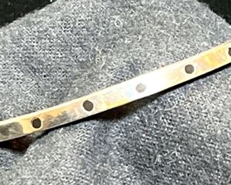 Taxco Sterling Bracelet With Inlay