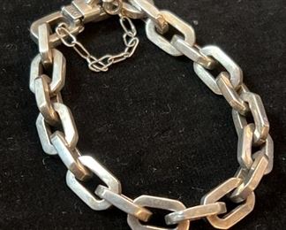 Taxco Sterling Link Bracelet